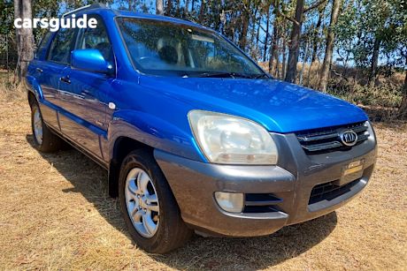 Blue 2006 Kia Sportage Wagon (4X4)