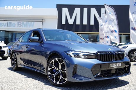 Blue 2025 BMW 330I Sedan