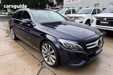 Blue 2016 Mercedes-Benz C250 Wagon D