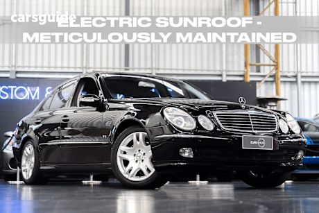 Black 2002 Mercedes-Benz E500 Sedan Avantgarde