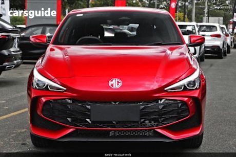 Red 2025 MG MG3 Hatchback Excite Hybrid+