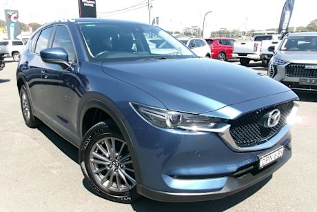 Blue 2017 Mazda CX-5 Wagon Maxx Sport (4X4)
