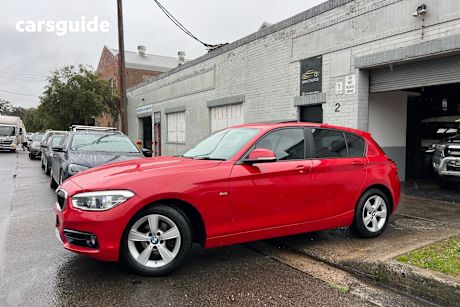 Red 2016 BMW 118D Hatchback Sport Line