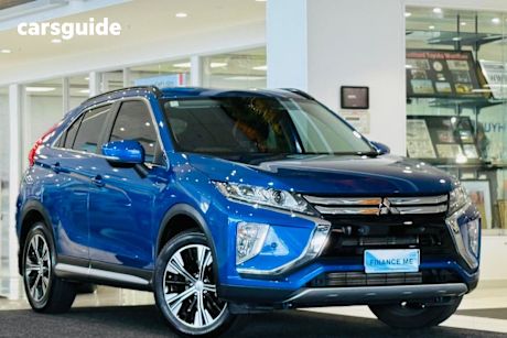 Blue 2018 Mitsubishi Eclipse Cross SUV LS F