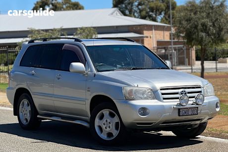 Silver 2005 Toyota Kluger Wagon Cvx (4X4)