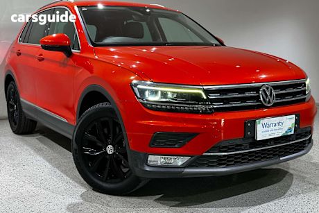 Orange 2017 Volkswagen Tiguan SUV 162TSI HIGHLINE 4WD