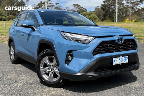 Blue 2024 Toyota RAV4 SUV GX 4X4