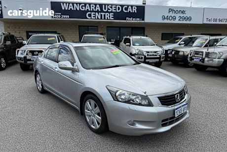 Silver 2008 Honda Accord Sedan V6 Luxury