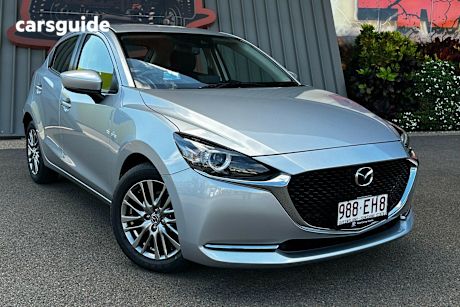 Silver 2021 Mazda 2 Hatchback G15 Evolve