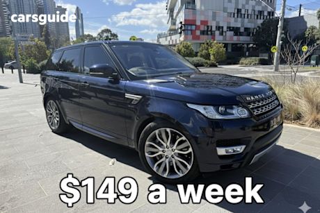 Blue 2016 Land Rover Range Rover Sport SUV SDV6 HSE 4X4