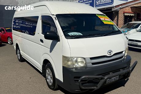 White 2008 Toyota HiAce OtherCar COMMUTER KDH223R MY07 UPGRADE