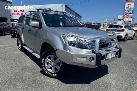 Silver 2015 Isuzu D-MAX Crew Cab Utility Ls-M Hi-Ride (4X4)