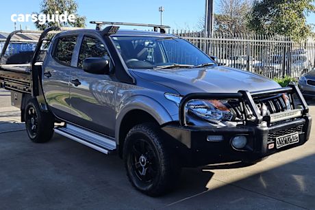 Grey 2016 Mitsubishi Triton Dual Cab Utility Glx (4X4)
