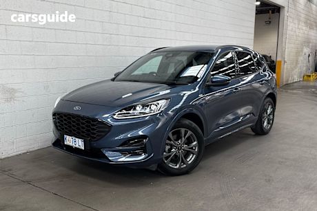 Blue 2022 Ford Escape SUV ST-LINE 4X4