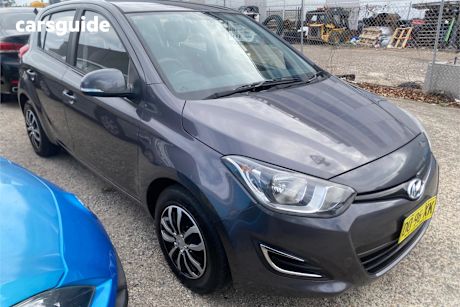 Grey 2014 Hyundai I20 Hatchback Active