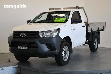 White 2022 Toyota Hilux Cab Chassis Workmate Hi-Rider (4X2)