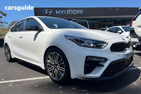White 2021 Kia Cerato Hatchback Gt