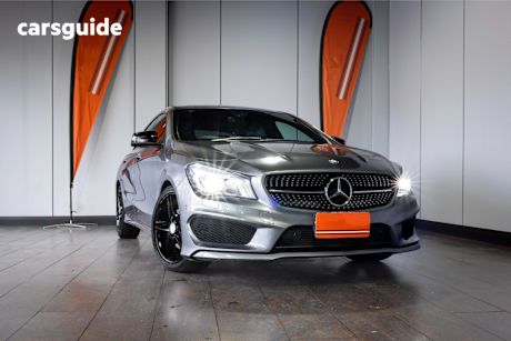Grey 2014 Mercedes-Benz CLA200 Coupe