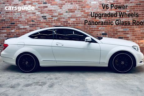 White 2013 Mercedes-Benz C350 Coupe Be