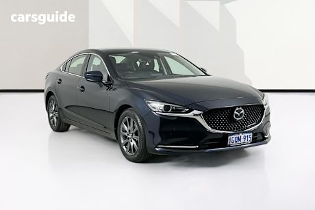 Blue 2018 Mazda 6 Sedan Touring
