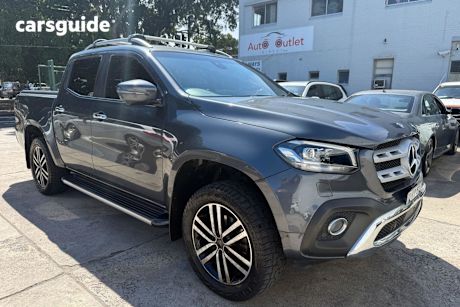 Grey 2018 Mercedes-Benz X250 Dual Cab Pick-up D Power (4Matic)