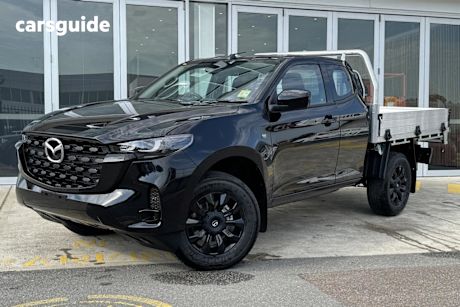 Black 2025 Mazda BT-50 Freestyle Cab Chassis Xt (4X4)