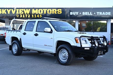 White 2009 Holden Colorado Crew Cab Pickup Lx (4X4)