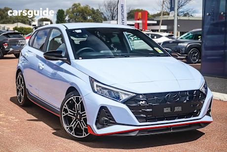 Blue 2025 Hyundai I20 Hatchback N