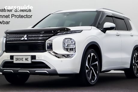 White 2024 Mitsubishi Outlander Wagon Exceed 7 Seat (Awd)