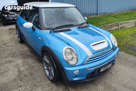 Blue 2012 Mini Coupe Coupe COOPER S F
