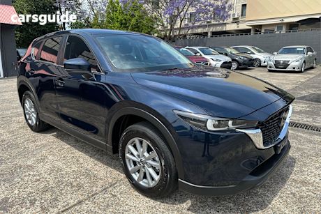 Blue 2024 Mazda CX-5 SUV G25 MAXX SPORT F