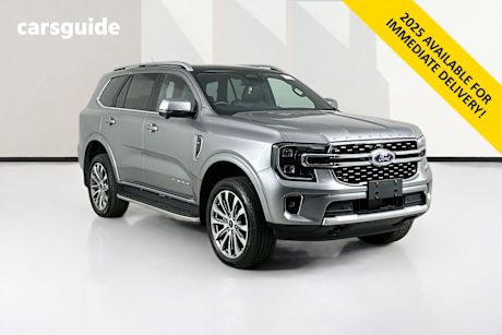 Silver 2025 Ford Everest Wagon Platinum (4Wd)