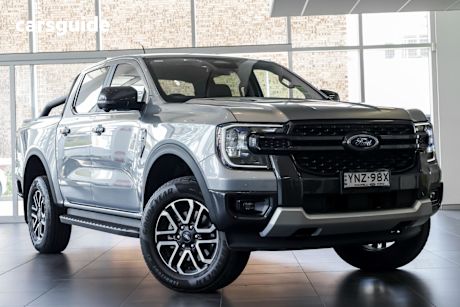 Silver 2025 Ford Ranger Double Cab Pick Up Sport 3.0 (4X4)
