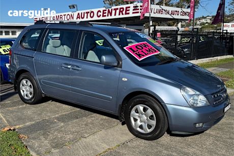 Blue 2007 Kia Carnival Wagon Ex