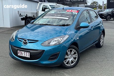 Blue 2013 Mazda 2 Hatchback Neo