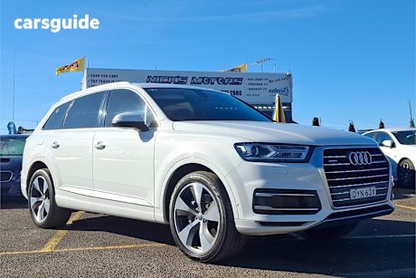 White 2017 Audi Q7 Wagon 3.0 Tdi Quattro