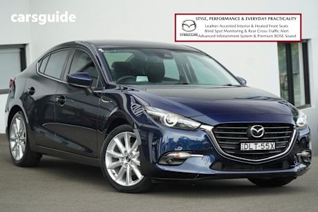 Blue 2016 Mazda 3 Sedan Sp25 Gt