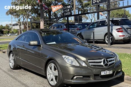 Brown 2010 Mercedes-Benz E350 Coupe Avantgarde