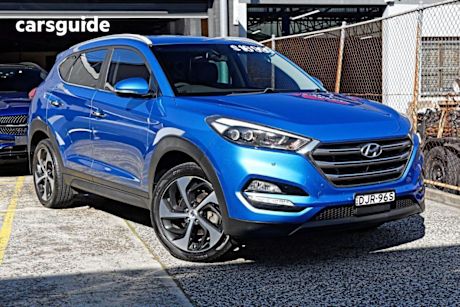 Blue 2016 Hyundai Tucson Wagon Elite (Awd)