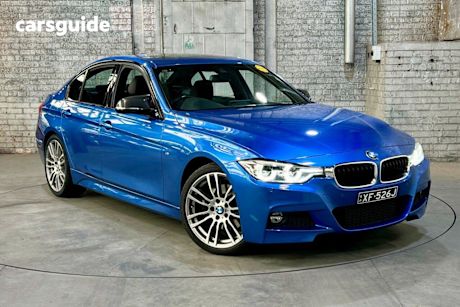 Blue 2015 BMW 330I Sedan M Sport