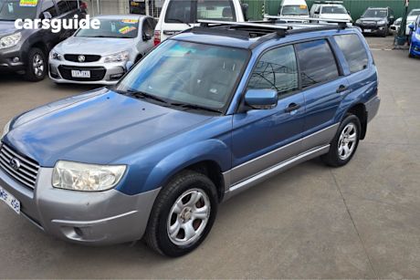 Blue 2007 Subaru Forester Wagon X