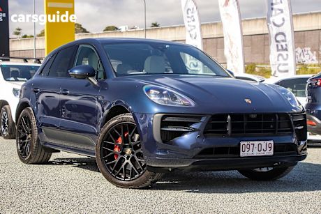 Blue 2020 Porsche Macan SUV GTS 4WD