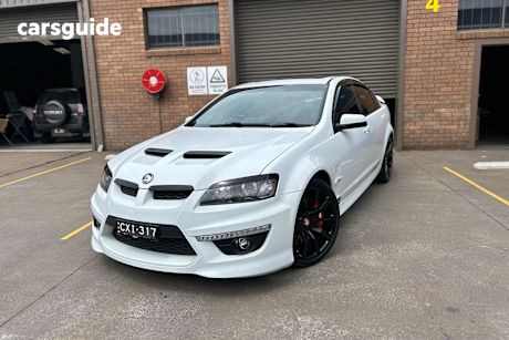 White 2013 HSV Clubsport Sedan R8 GEN F
