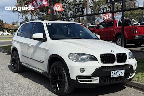 White 2009 BMW X5 Wagon Xdrive 30D