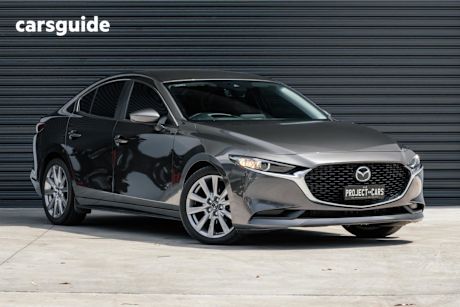 Grey 2022 Mazda 3 Sedan G20 Evolve
