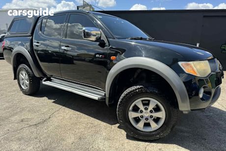 Black 2007 Mitsubishi Triton Double Cab Utility Glx-R (4X4)