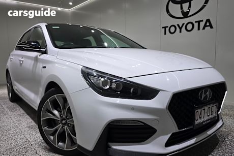 White 2021 Hyundai I30 Hatchback N Line Premium