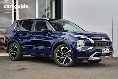 Blue 2022 Mitsubishi Outlander Wagon Aspire 7 Seat (Awd)