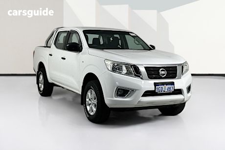White 2016 Nissan Navara Double Cab Utility Dx