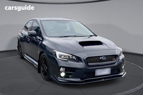 Grey 2015 Subaru WRX Sedan Sti Premium